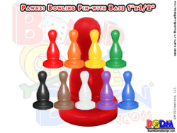 Pawns Bowling Pin with Base Styled (Bowling Pin with Base Pawns)