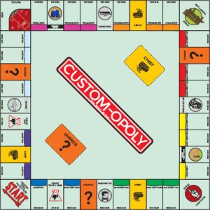 Custom Monopoly Templates for Sale – Game Board CLASSIC version