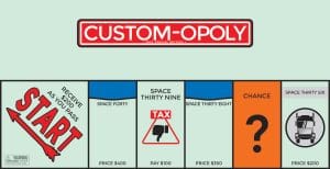 Custom Monopoly Templates for Sale – Game Box CLASSIC version (box is more rectangular than the “modern” version)